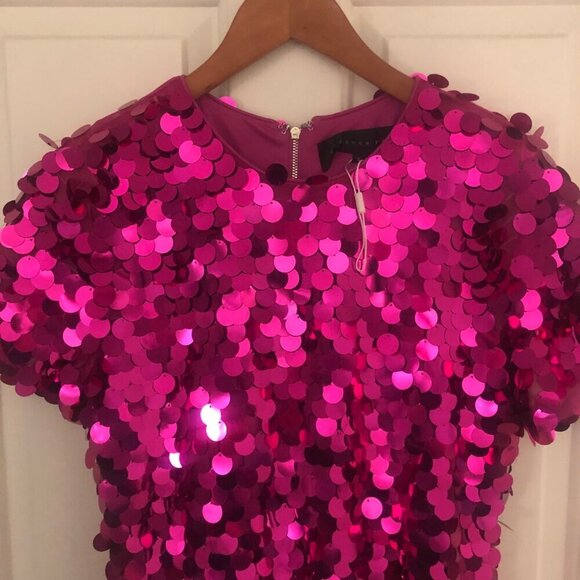 Endless Rose Fuchsia Sequin Mini Dress - Picture 13 of 14
